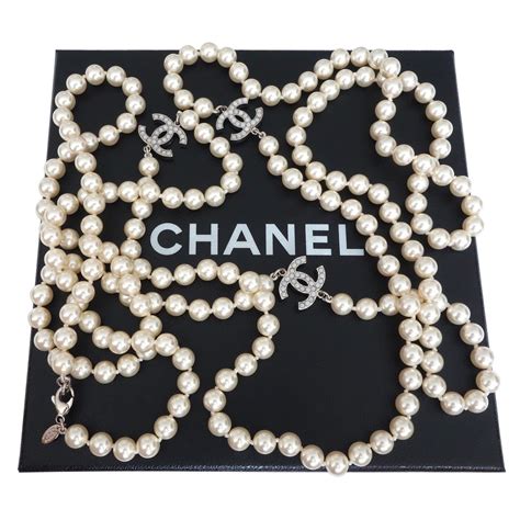 chanel sautoir|sautoir chanel perles.